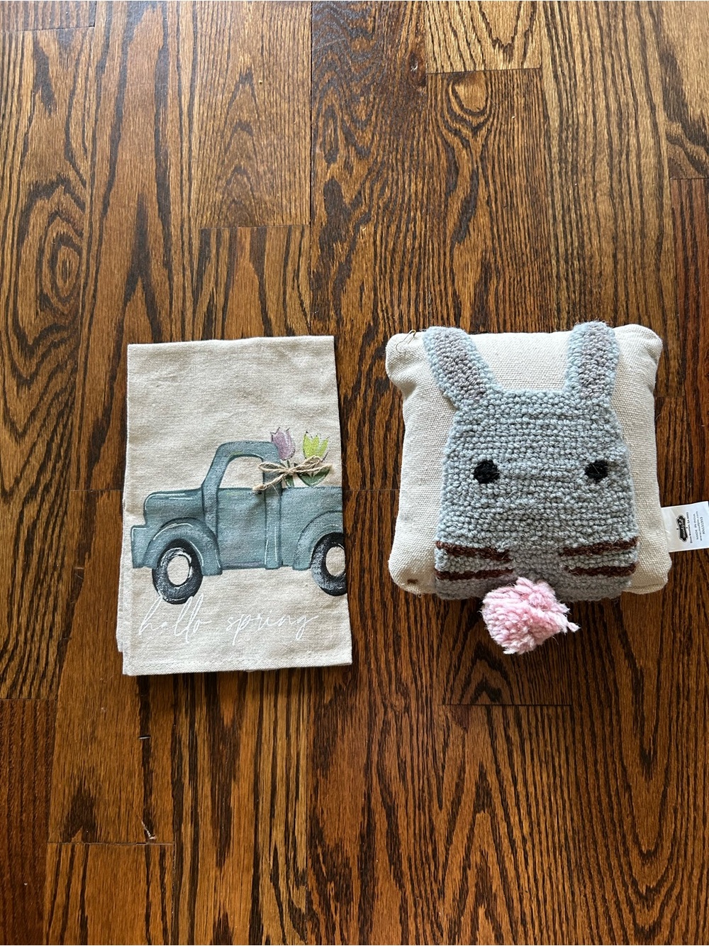 Spring / Easter Pillow and Towel